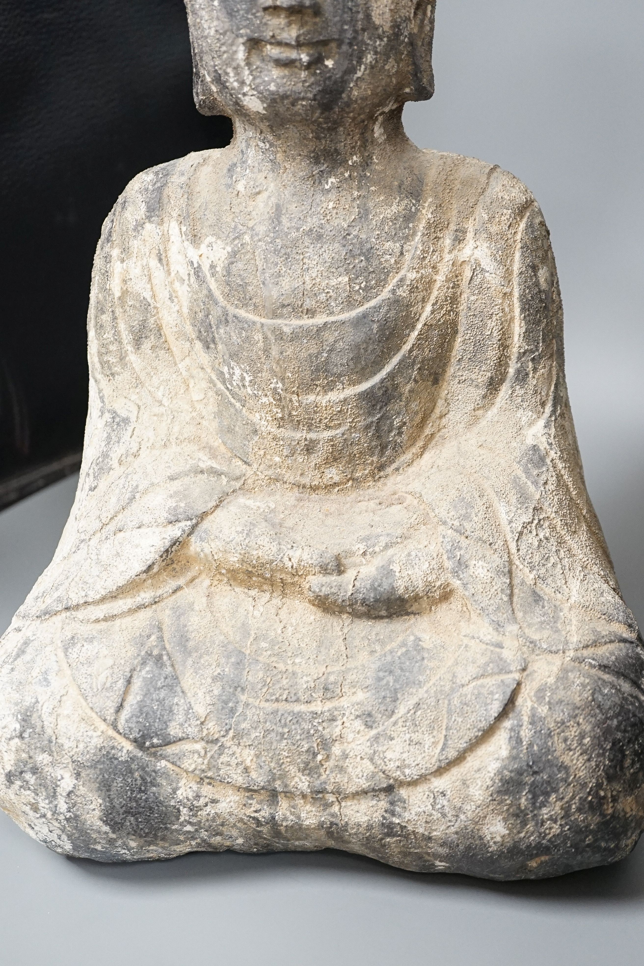 A composition stone Buddha 40cm